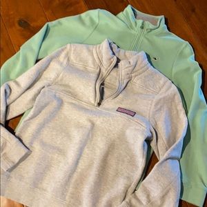Boys Vineyard vines half zip sweater bundle